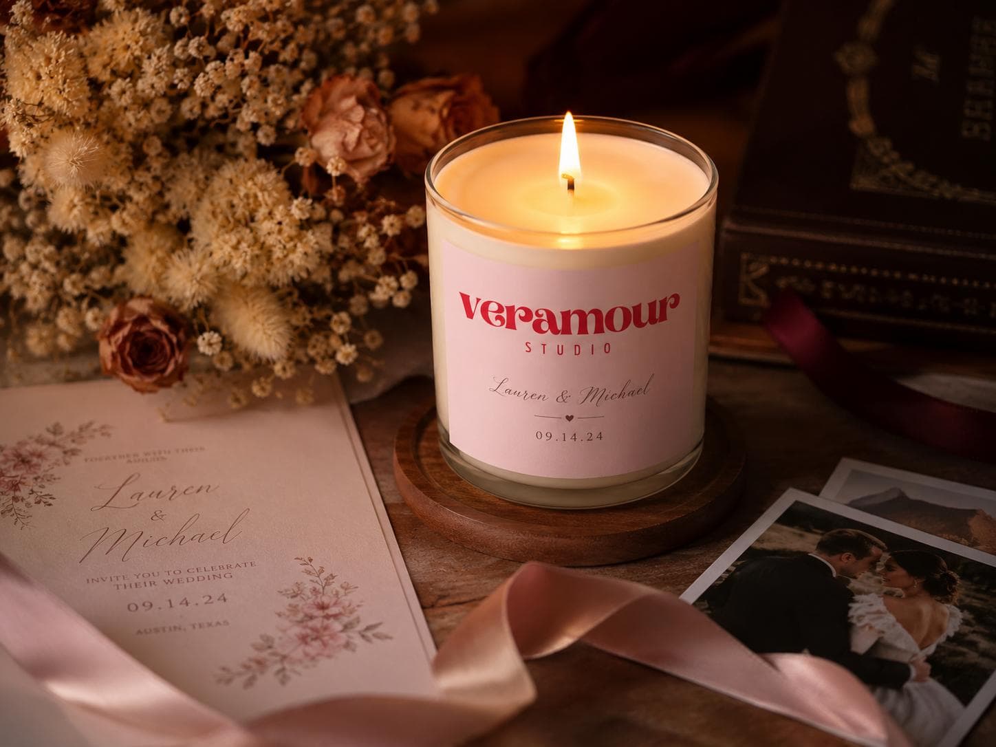 Imagen 2 de 10 ocasiones en las que una vela personalizada puede convertirse en un recuerdo